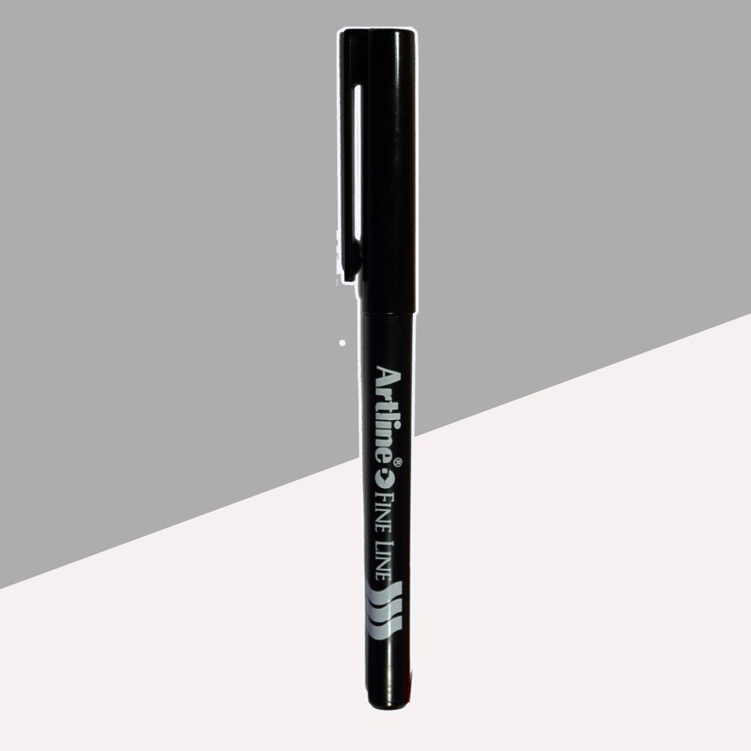 Artline Fine Line - Black ( Pack of 1 )