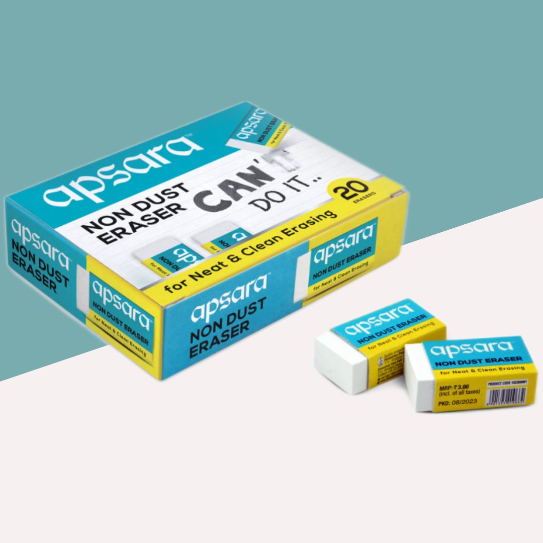 Apsara Non Dust Eraser - Small ( Set Of 5 )