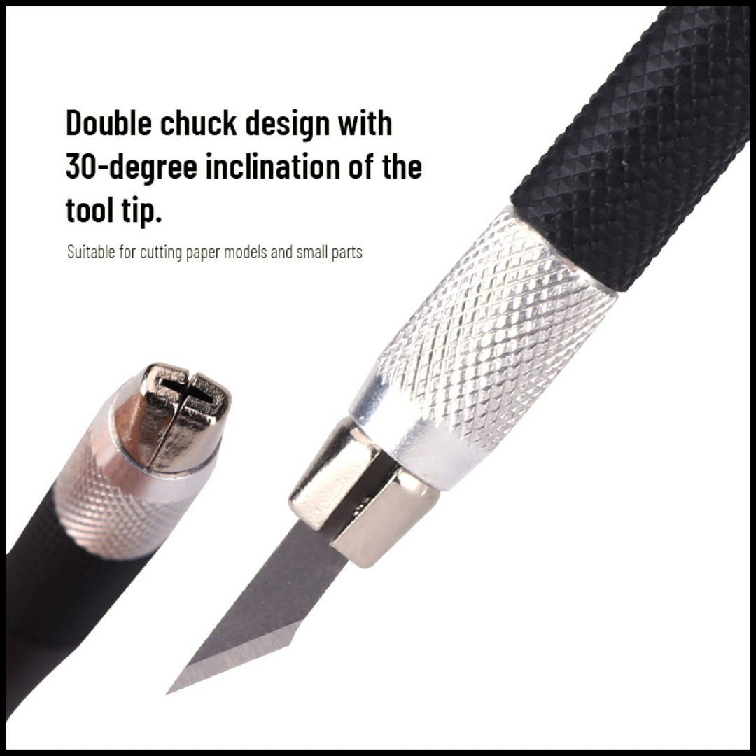 Brustro Crafter Pen Knife with Embossing Stylus 8 Blade refills included