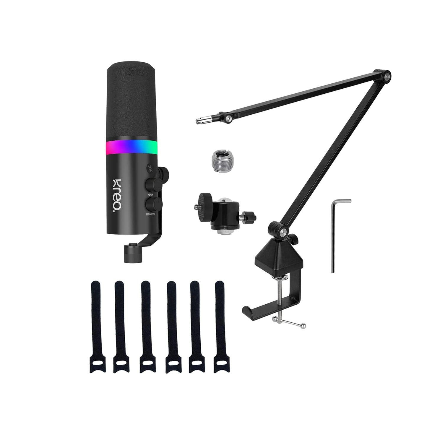 Sonik Gaming Mic + Rod Pro Boom Arm Combo