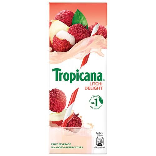 Tropicana Delight Fruit Juice - Litchi, 200 ml
