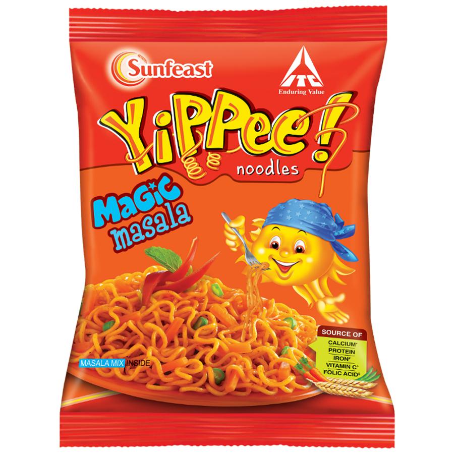 50x Sunfeast Yippee Magic Masala Noodles, Pack of 50 (70 g each)
