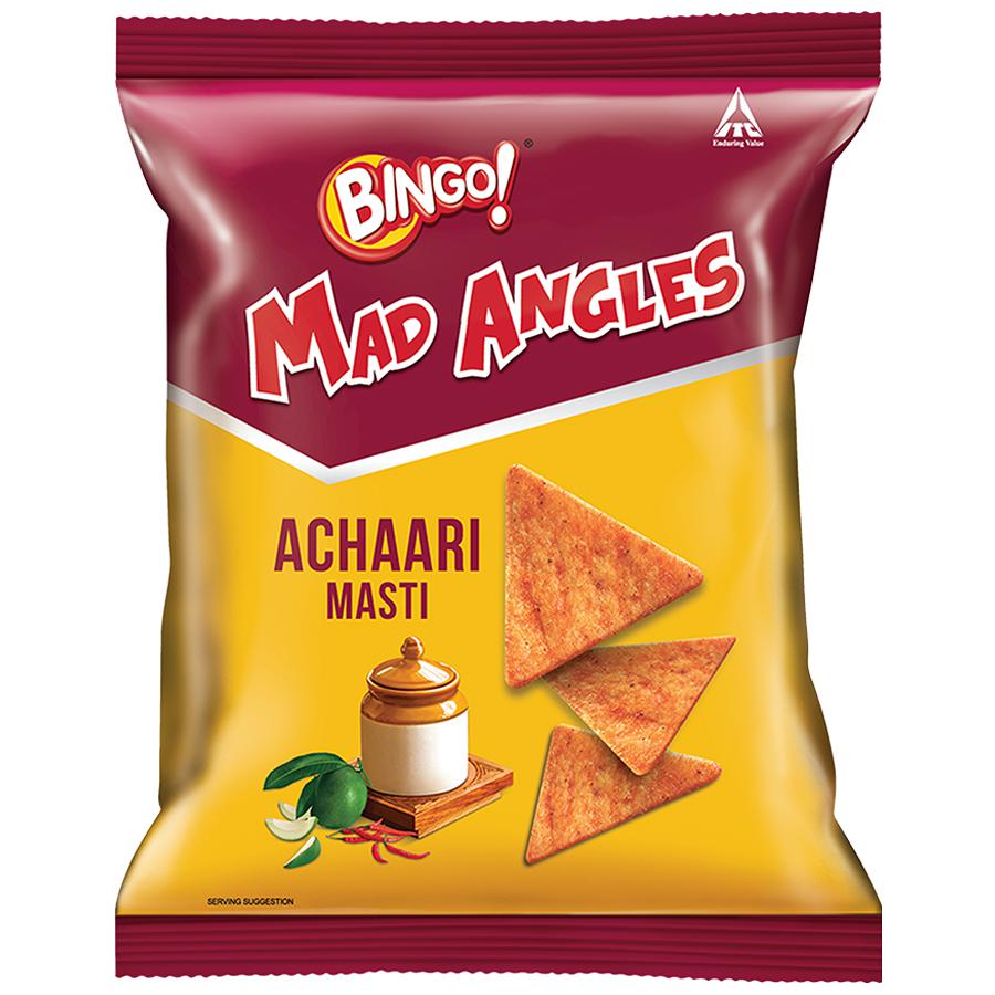 50x Bingo Mad Angles Achari Masti, Pack of 50 (36.5 g each)