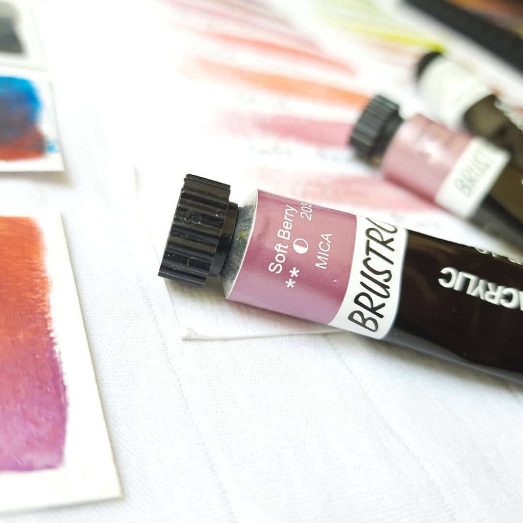 Brustro Artists' Metallic Acrylic Set of 24x12ml tubes