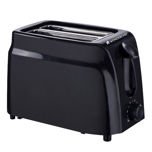 Acura Plus Pop Up Slice Toaster, 750W, 7 Browning Controls, Removable Crumb Tray, 2 Years Warranty, Black