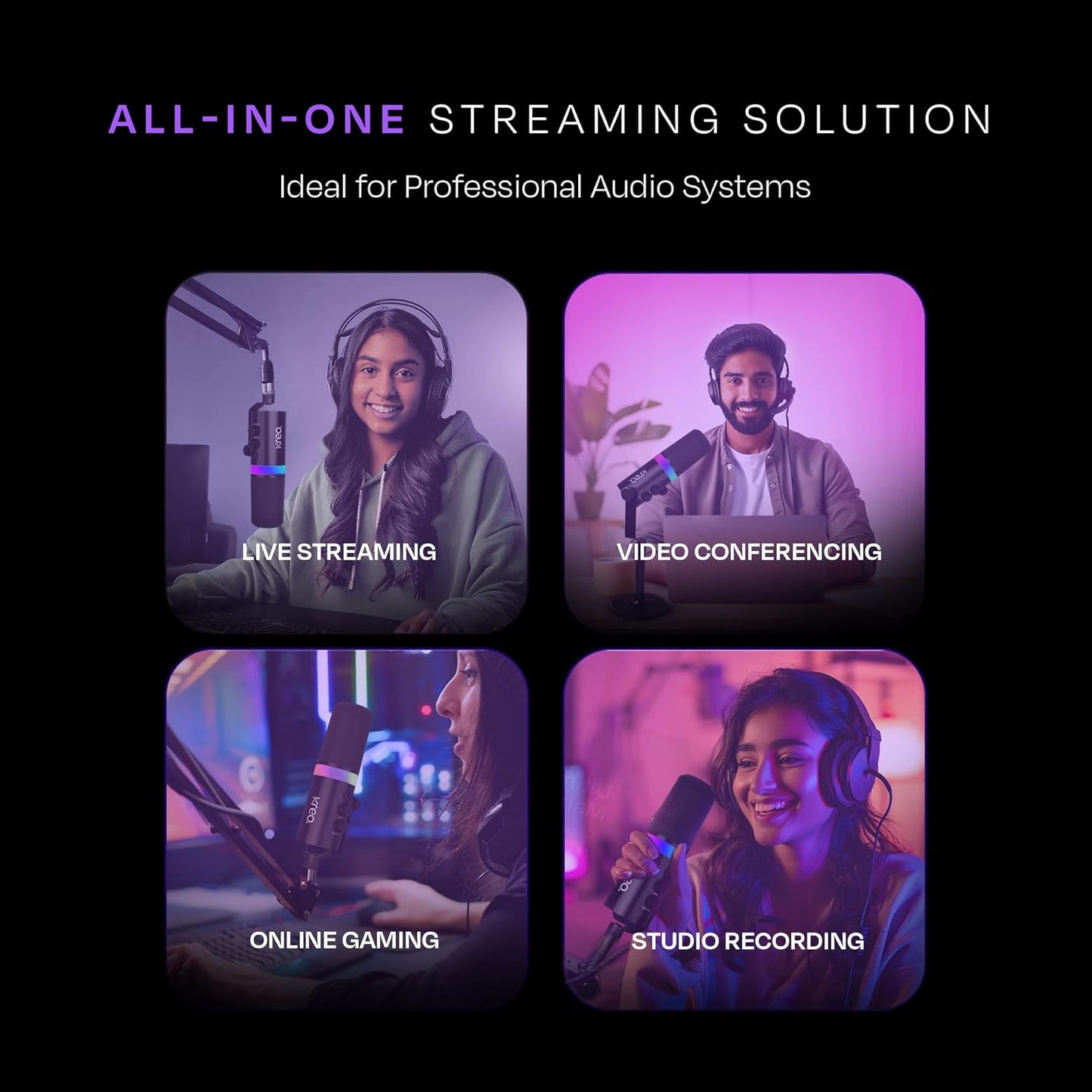 Sonik Gaming Mic + Rod Pro Boom Arm Combo