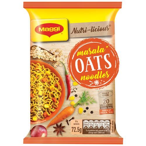 67x MAGGI Oats Noodles - Masala, Pack of 67 (72.5 g each)