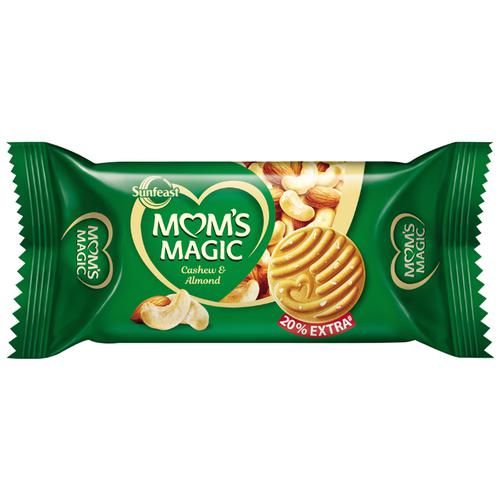 Sunfeast Moms Magic Cookies - Cashew & Almond Biscuits, 75 g