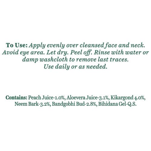 Biotique Peach Clarifying and Refining Peel Off Mask for Oily and Acne Prone Skin - 50 gms