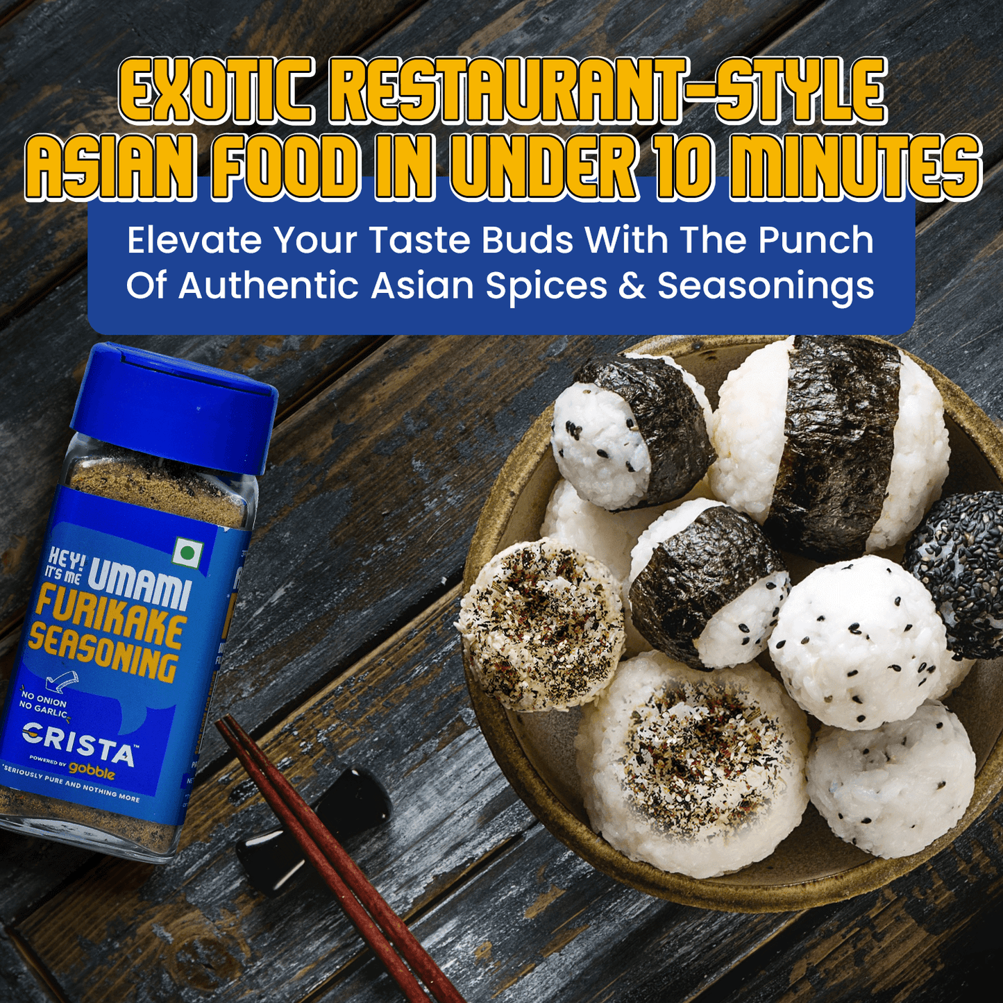 CRISTA Asian Spices & Seasonings Combo Pack
