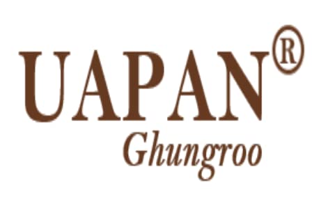 UAPAN Ghungroo (50 + 50) White Cotton String (1.4 cms)