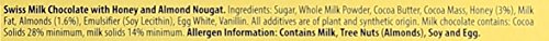 Toblerone Of Switzerland Milk Chocolate With Honey And Almond Nougat - 2 Pack Pouch, 2 X 100 Gram