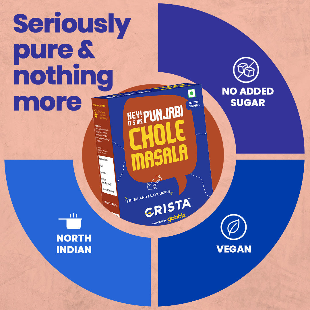 CRISTA Indian Street Food Seasonings Combo Pack - 2