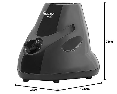 Butterfly Hero Mixer Grinder, 500W, 3 Jars (Grey)