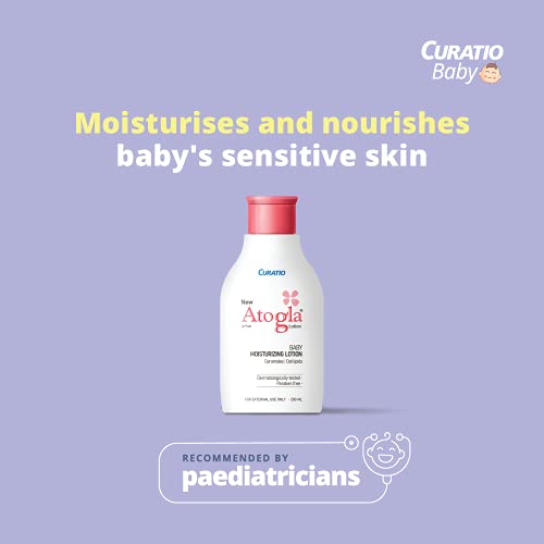Atogla Baby Lotion 200ml from Tedibar Family | No. 1* Pediatrician prescribed Moisturising Lotion- By Torrent Pharma