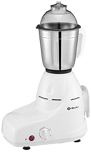 Bajaj GX-8 750W Mixer Grinder with Nutri Pro Feature, 3 Jars, White