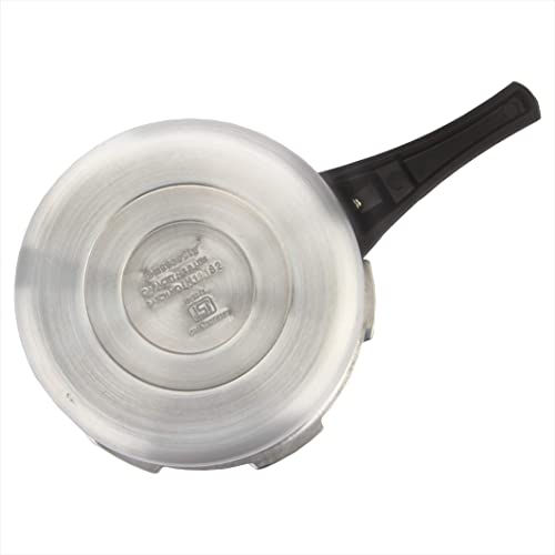 Butterfly Cordial 2 L, 3 L & 5 L Non Induction Bottom Outer Lid Pressure Cooker (Aluminium, Silver), Small