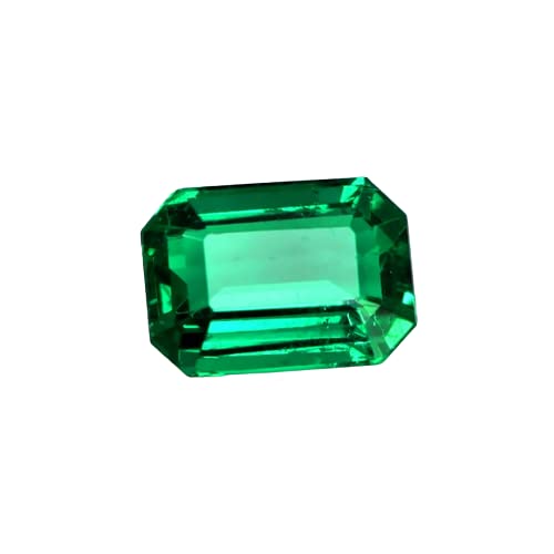 SIDHGEMS AA++ Quality Colombian Emerald Stone Original 6.25 Ratti / 5.62 Carat Unheated Lab Certified Loose Precious Panna Gemstone
