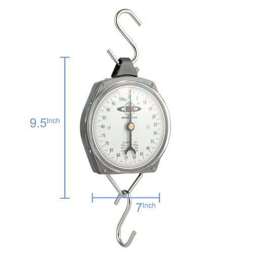 Atipriya Venus Commercial Hanging Weighing Scale - 200Kg, Silver