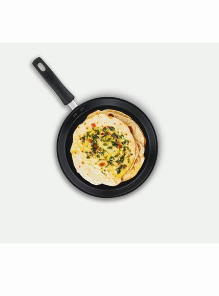 Tefal Cook & Savour Non-Stick Tawa | Thermo-Spot Technology/PFOA Free, Titanium Non-Stick Coating / 28 cm/Superior Induction Base/Suitable for All Hobs/Black / 2 Years of Warranty