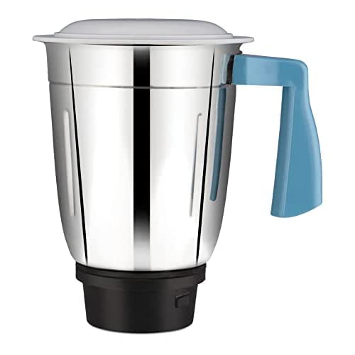 Bajaj Rex DLX 750 W 4 Jars Mixer Grinder, White and Blue