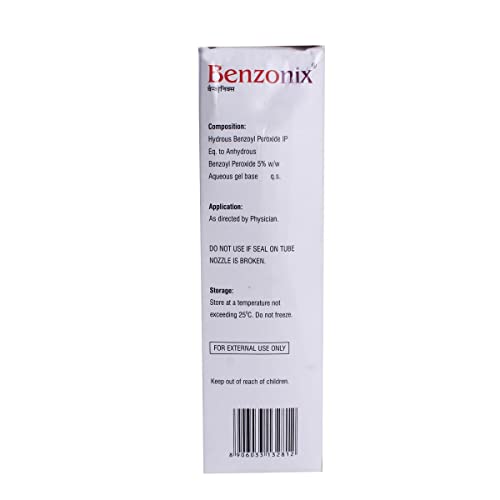Benzonix - Tube of 50 gm Gel Wash