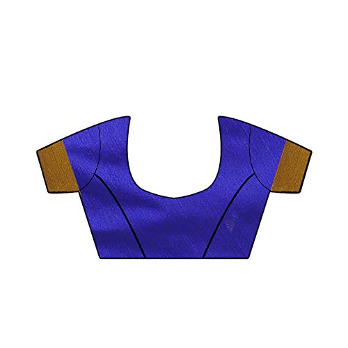 arriva fab cotton silk with blouse piece Saree (Riva405_ Red_ Free Size)