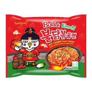 Samyang Buldak Kimchi Hot Chicken Flavor Ramen, 135 gm
