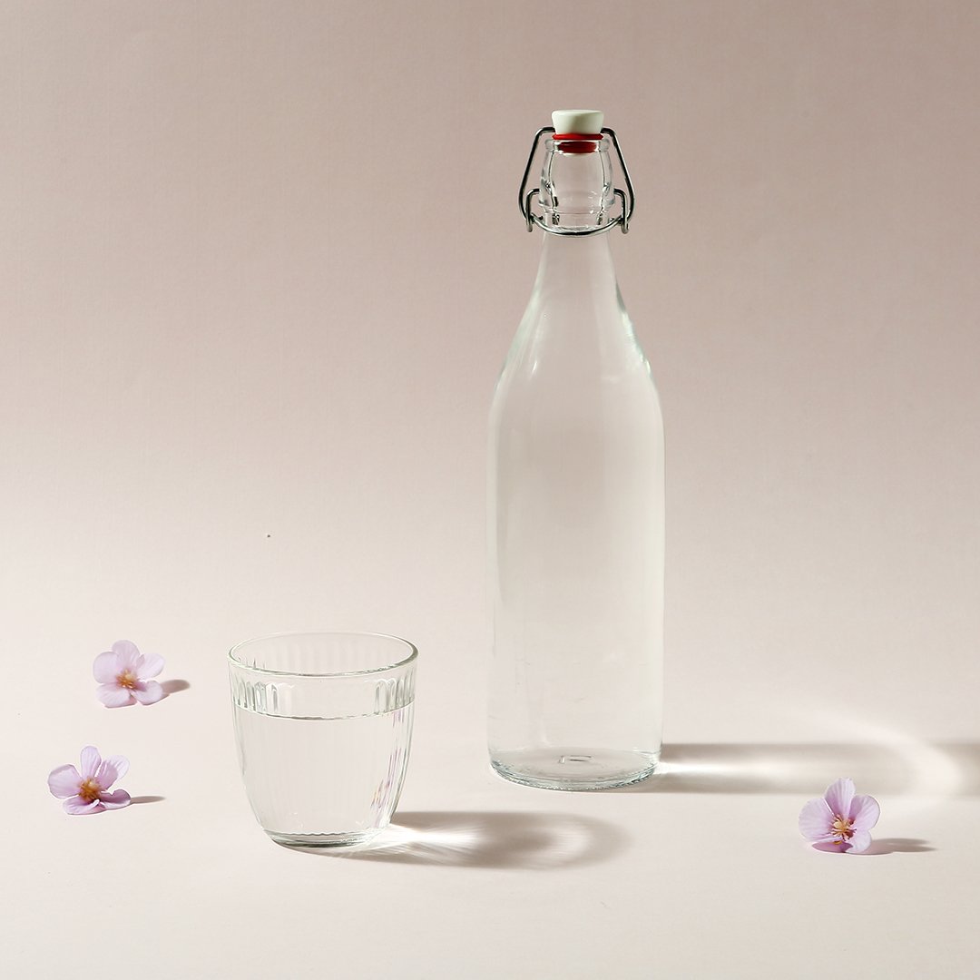 Bormioli Water Bottle - Clear - 1L