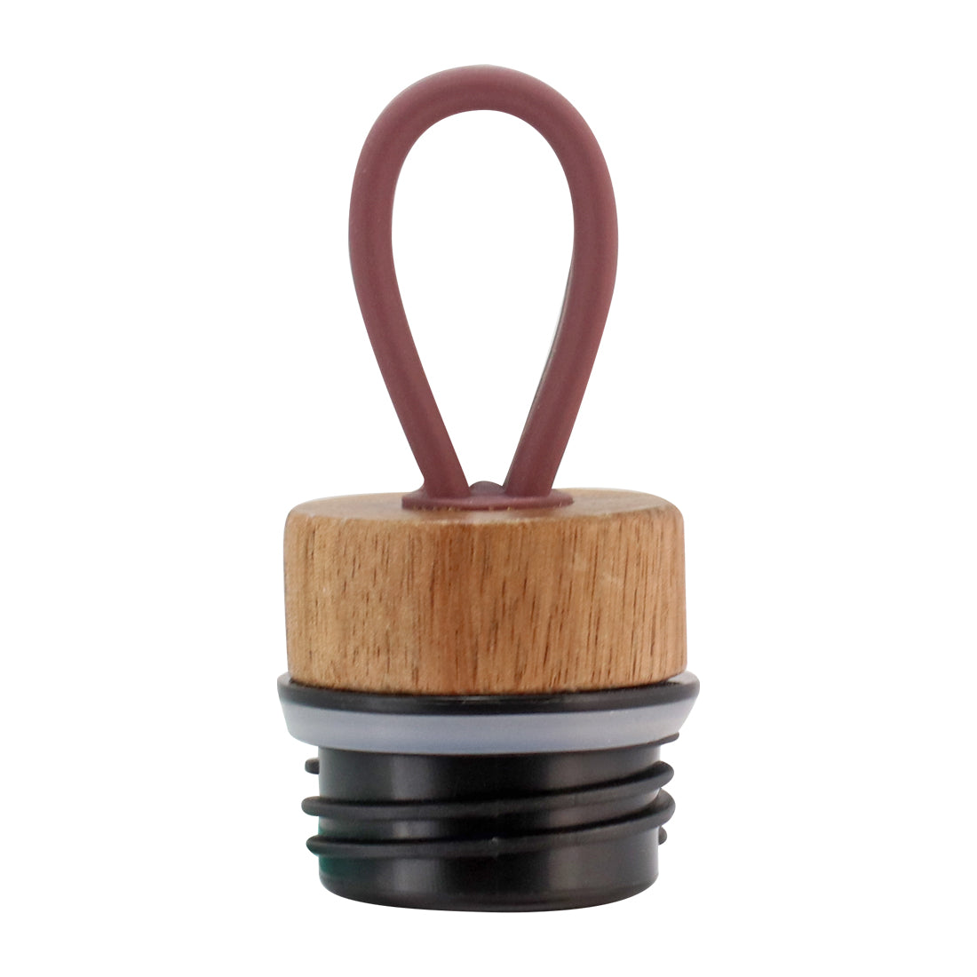 Bloom-Bot, 500ml, Stainless Steel Double wall Water Bottle, Spill & Leak-proof , Wooden Base, Rose Pearl, 2 Years Warranty