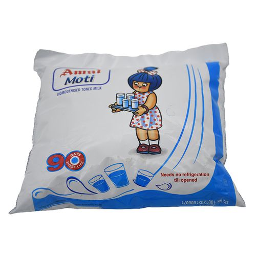 Amul Moti - Homogenised Toned Milk, 450 ml