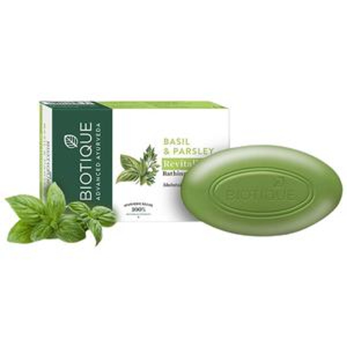 BIOTIQUE Basil & Parsley Revitalizing Bathing Bar