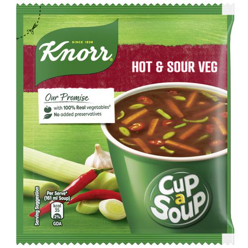 50x Knorr Cup-A-Soup - Hot & Sour Veg, 11 g