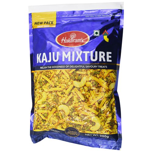 5x Haldiram's Snacks Cashew Mixture - Pack of 5 (200GM each)