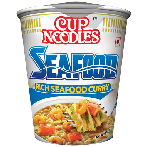 50x Nissin Cup Noodles - Seafood - Pack of 50 (70 g each)