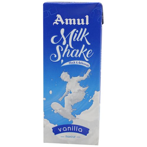 Amul  Milk Shake- Vanilla, 200 ml