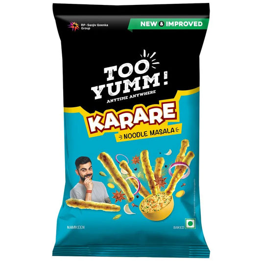 50x Too Yumm!- Karare - Noodle masala, Snack & Not Fried, Pack of 50 - 40 g each