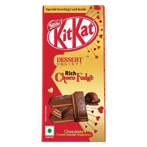 150x Nestle Kitkat Dessert Delight Rich Choco Fudge Chocolate - Crispy Wafer, 150 g each (Pack of 150)