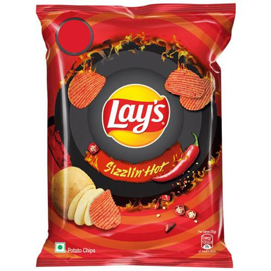 200x Lays Sizzlin Hot Potato Chips - Crispy Snacks, 40 g each (Pack of 200)