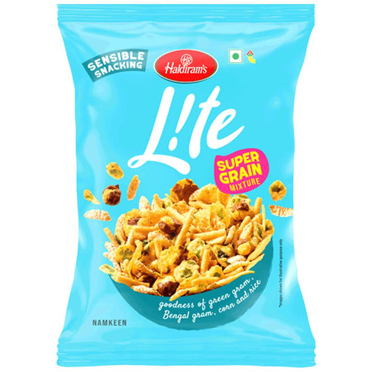 5x Haldirams Super Grain Mixture - Lite, Sensible Snacking, Rich In Taste, Pack of 5 -  150 g each