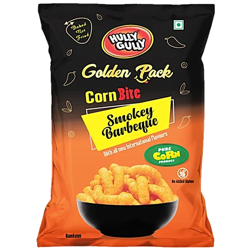 20x Hully Gully Corn Bite Smoky Bbq  - Pack of 20 - 130G each