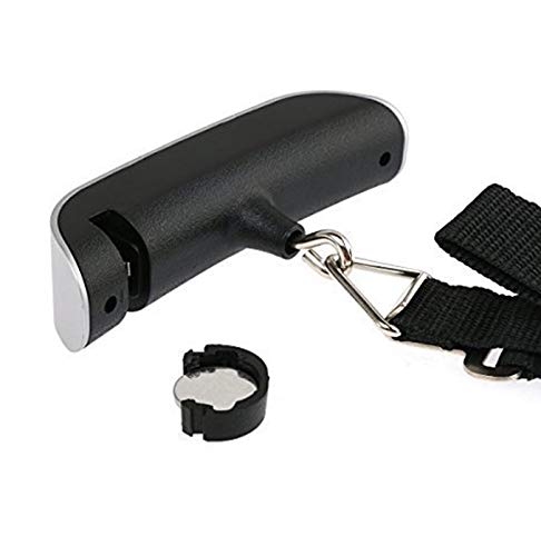 ADDCART Plastic 50 Kg Digital Luggage Scale with LCD Display Backlight Temperature Sensor and Tare Function Weighing Scale(Silver Color)