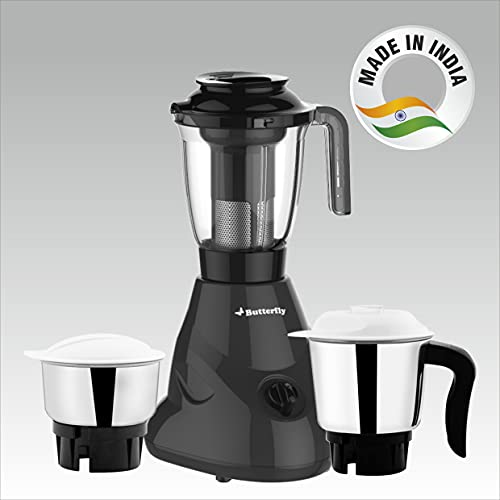 Butterfly Hero Plus Mixer Grinder 550 W, Grey, Small