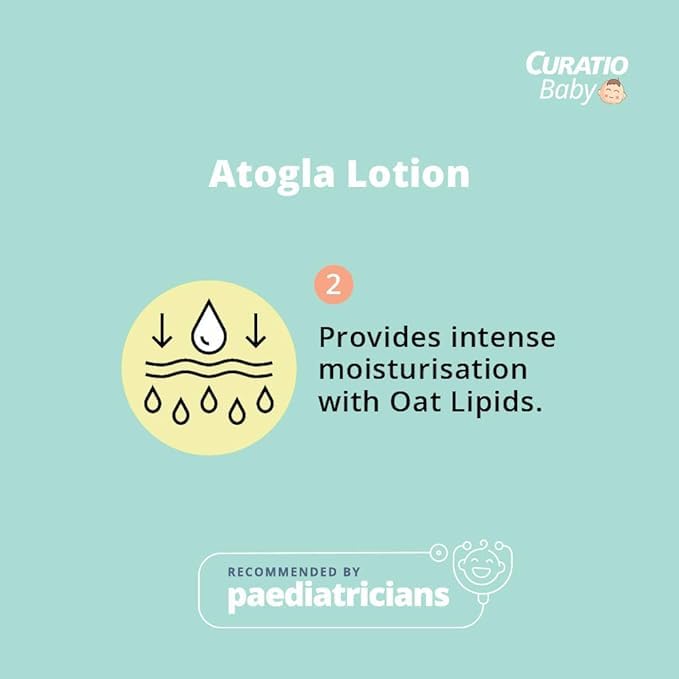 Atogla Baby Lotion 200ml from Tedibar Family | No. 1* Pediatrician prescribed Moisturising Lotion- By Torrent Pharma