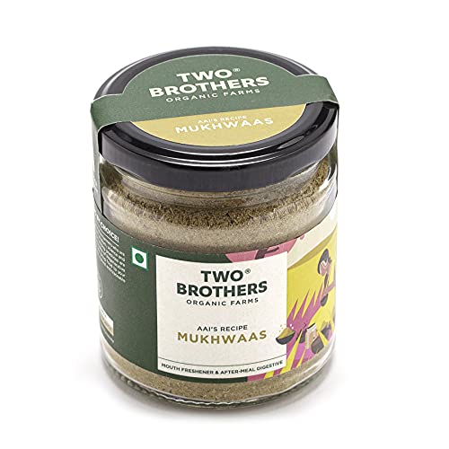 Two Brothers Organic Farms Aai's Recipe Mukhwas/Mouth Freshner, Healthy After Meal Digestive 100gm