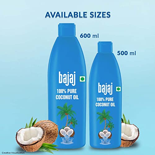 Bajaj 100% Pure Coconut Oil 600 ml