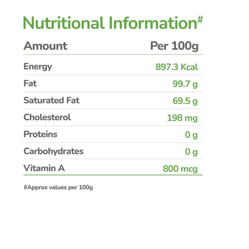 Akshayakalpa Organic Desi Cow Ghee, 300ml - Pure organic ghee, traditionally-churned, chemical-free, granular ghee, nutritious by nature
