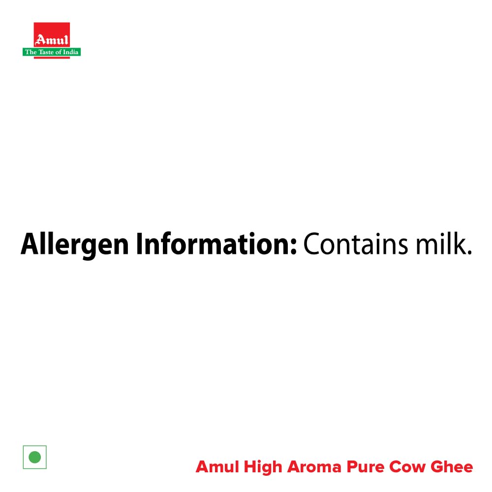 Amul High Aroma Cow Ghee, 200 Ml Jar