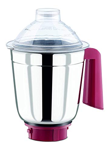 Bajaj Classic Mixer Grinder, 750W, 3 Jars (White and Maroon)