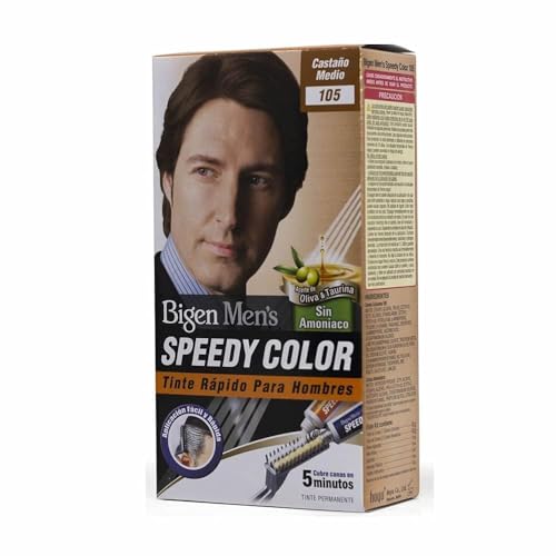 Bigen Bigen Men's Speedy Hair Color Medium Brown 40gm+40gm -105, 80g